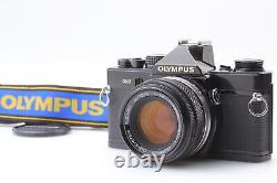 Near MINT Olympus OM-2 Black 35mm Film Camera Auto-s 50mm F1.8 Lens From JAPAN