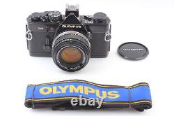 Near MINT Olympus OM-2 Black 35mm Film Camera Auto-s 50mm F1.8 Lens From JAPAN