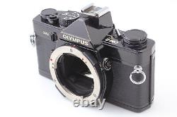 Near MINT Olympus OM-2 Black 35mm Film Camera Auto-s 50mm F1.8 Lens From JAPAN