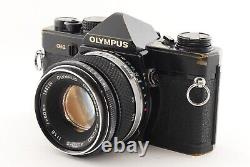 Near MINT Olympus OM-2 Black SLR Film Camera + F. Zuiko 50mm f/1.8 Lens