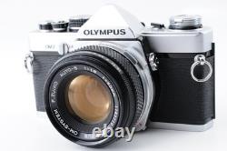 Near MINT Olympus OM-2 Silver 35mm Film Camera 50mm f/1.8 Lens From JAPAN