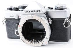 Near MINT Olympus OM-2 Silver 35mm Film Camera 50mm f/1.8 Lens From JAPAN