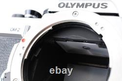 Near MINT Olympus OM-2 Silver 35mm Film Camera 50mm f/1.8 Lens From JAPAN