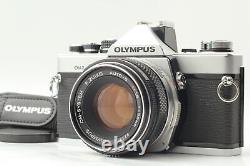 Near MINT Olympus OM-2 Silver Camera Body + Auto-S 50mm f/1.8 Lens From JAPAN