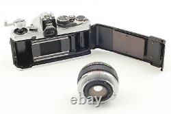 Near MINT Olympus OM-2 Silver Camera Body + Auto-S 50mm f/1.8 Lens From JAPAN