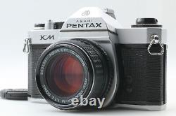 Near MINT PENTAX KM film Camera SMC PENTAX-A 50mm F1.4 Lens From JAPAN