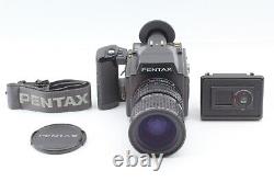 Near. MINT Pentax 645 MF Film Camera A-lens 45-85 f4.5 & film back from JAPAN