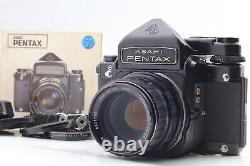 Near MINT Pentax 6x7 TTL M-Up Film Camera Body SMC T 105mm f2.4 Lens JAPAN