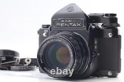 Near MINT Pentax 6x7 TTL M-Up Film Camera Body SMC T 105mm f2.4 Lens JAPAN