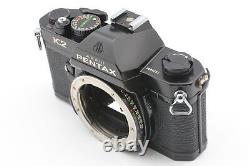Near MINT Pentax K2 Black Film Camera smc PENTAX-M 12.8 28mm Lens From JAPAN