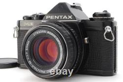 Near MINT Pentax ME Black 35mm SLR Film Camera SMC M 50mm F1.7 Lens From JAPAN