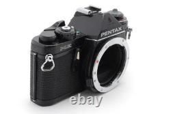 Near MINT Pentax ME Black 35mm SLR Film Camera SMC M 50mm F1.7 Lens From JAPAN