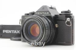 Near MINT Pentax ME Black 35mm SLR Film Camera SMC-M 50mm F1.7 Lens From Japan