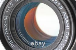 Near MINT Pentax ME Black 35mm SLR Film Camera SMC-M 50mm F1.7 Lens From Japan