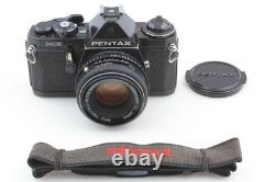 Near MINT Pentax ME Black 35mm SLR Film Camera SMC-M 50mm F2 Lens From JAPAN