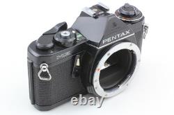 Near MINT Pentax ME Black 35mm SLR Film Camera SMC-M 50mm F2 Lens From JAPAN