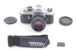 Near MINT Pentax MX 35mm Film Camera SMC Pentax-M 50mm F1.4 Lens From JAPAN