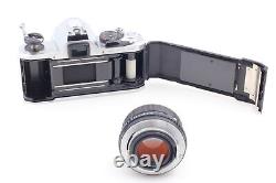 Near MINT Pentax MX 35mm Film Camera SMC Pentax-M 50mm F1.4 Lens From JAPAN