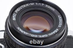 Near MINT? Pentax MX SLR 35mm Film Camera SMC Pentax-M 50mm f/1.7 From JAPAN