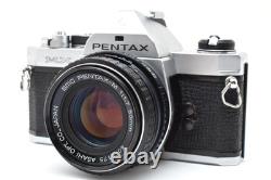 Near MINT Pentax MX Silver 35mm Film Camera SMC Pentax-M 50mm f/1.7 Lens JAPAN