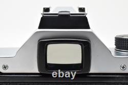 Near MINT Pentax MX Silver 35mm Film Camera SMC Pentax-M 50mm f/1.7 Lens JAPAN