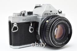 Near MINT Pentax MX Silver 35mm Film Camera SMC Pentax-M 50mm f/1.7 Lens JAPAN
