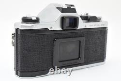 Near MINT Pentax MX Silver 35mm Film Camera SMC Pentax-M 50mm f/1.7 Lens JAPAN