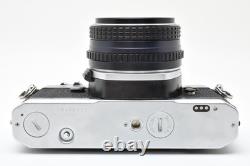 Near MINT Pentax MX Silver 35mm Film Camera SMC Pentax-M 50mm f/1.7 Lens JAPAN