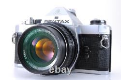 Near MINT Pentax MX silve SLR 35mm Film Camera SMC M 50mm f1.7 Lens JAPAN#5395