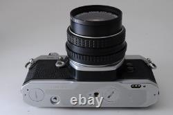 Near MINT Pentax MX silve SLR 35mm Film Camera SMC M 50mm f1.7 Lens JAPAN#5395
