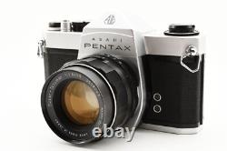 Near MINT? Pentax SL SLR 35mm Film Camera Super Takumar 55mm F1.8 Lens JAPAN