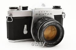Near MINT? Pentax SL SLR 35mm Film Camera Super Takumar 55mm F1.8 Lens JAPAN