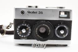 Near MINT? Rollei 35 S Film Camera Zeiss Sonnar 40mm f/2.8 Lens From Japan