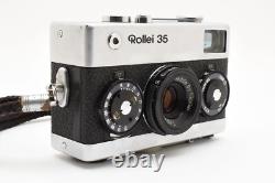 Near MINT? Rollei 35 S Film Camera Zeiss Sonnar 40mm f/2.8 Lens From Japan