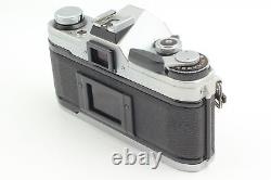 Near MINT + Strap Canon AE-1 Silver FD 50mm F1.4 O Lens Film Camera From JAPAN