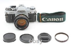 Near MINT + Strap Canon AE-1 Silver Film Camera + FD 50mm f1.4 Lens From JAPAN