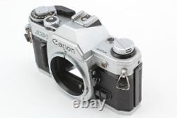 Near MINT + Strap Canon AE-1 Silver Film Camera + FD 50mm f1.4 Lens From JAPAN