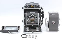Near MINT Topcon Horseman 980 Film Camera 105mm f3.5 Late Lens 10EXP 120 JAPAN