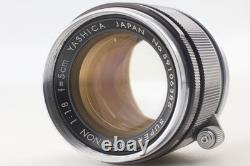 Near MINT Yashica YF Nicca 35mm Film Camera Yashinon 50mm f1.8 Lens From JAPAN