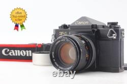 Near MINT with Hood Canon F-1 Early 35mm Film Camera 50mm f1.4 SSC Lens JAPAN