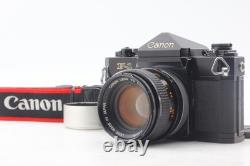 Near MINT with Hood Canon F-1 Early 35mm Film Camera 50mm f1.4 SSC Lens JAPAN