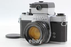 Near MINT with Meter Pentax SL SLR 35mm Film Camera Takumar 50mm F1.4 Lens JAPAN