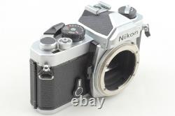 Near MINT with Strap Nikon FM Silver + Ai 50mm f/1.4 Lens Film Camera From JAPAN