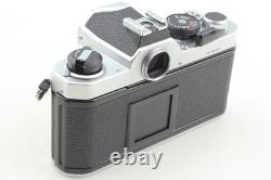 Near MINT with Strap Nikon FM Silver + Ai 50mm f/1.4 Lens Film Camera From JAPAN