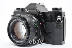 Near Mint Canon AE-1 35mm Film Camera FD 50mm f1.4 Lens From JAPAN