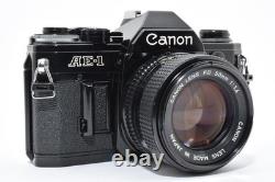 Near Mint Canon AE-1 35mm Film Camera FD 50mm f1.4 Lens From JAPAN