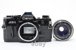 Near Mint Canon AE-1 35mm Film Camera FD 50mm f1.4 Lens From JAPAN