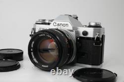 Near Mint Canon AE-1 Film Camera & FD 50mm SSC F1.4 Lens From JAPAN