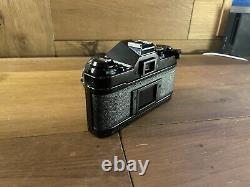 Near Mint Canon AE-1 Program Black Film Camera New FD NFD 50mm F/1.4 Lens /JPN