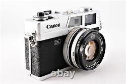 Near Mint Canon Canonet QL19 Rangefinder Film Camera 45mm F1.9 Lens from JAPAN